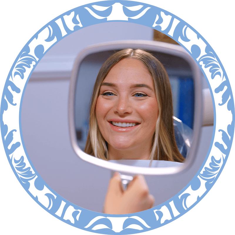 patient smiling brightly after their dental procedure